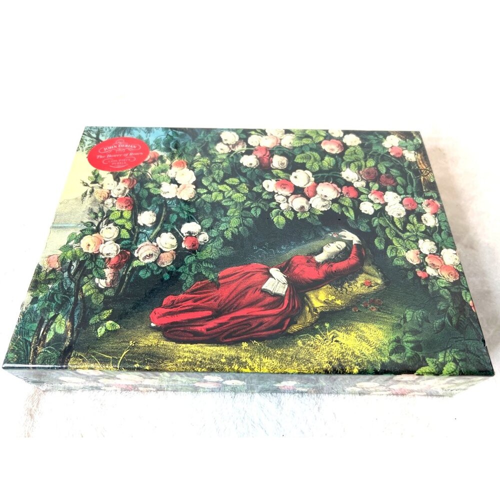 John Derian Paper Goods: The Bower of Roses 1,000 Format: Jigsaw Puzzle NEW SEAL